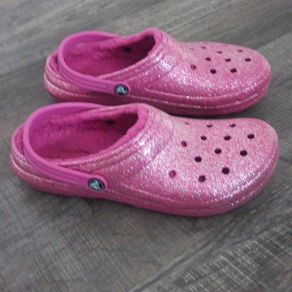 CROCS Glittery Pink
